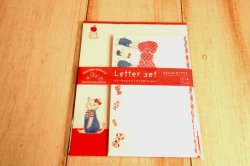 画像1: トコロムギ×サンリオキャラクターズ　レターセット　キティちゃんとてくてくリボンにゃんこ