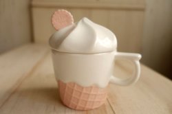 画像1: デコレ　メッセージスイーツマグ　PK