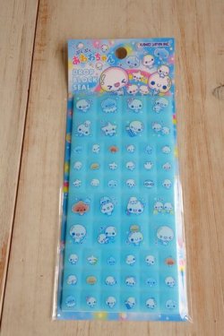 画像1: ドロップブロックシール　ぷくぷくあわわちゃん