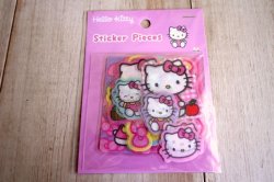 画像1: フレークシール　ハローキティ　ピンク