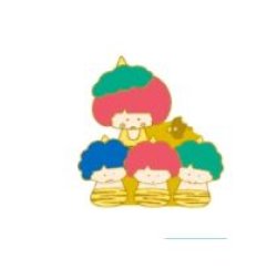 画像1: mizutama×sanrio　ピンバッジ　ゴロピカドン