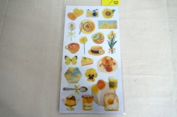 画像1: シアーフォトモチーフシール　イエロー