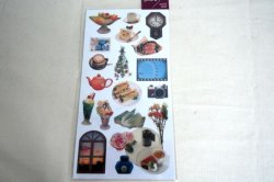 画像1: シアーフォトモチーフシール　レトロ