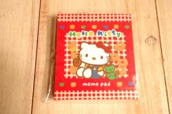画像1: おやつパーティー　メモパッド　ハローキティ