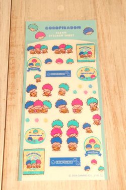 画像1: おやつパーティー透明シールシート　ゴロピカドン