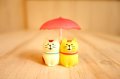デコレ　コンコンブル　あいあい傘にゃんこ