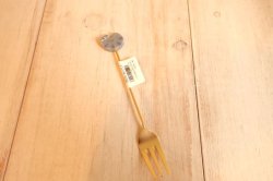 画像1: デコレ　fikalycka  アクリルカトラリー　フォークGY