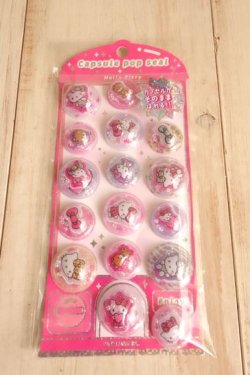 画像1: カプセルポップシール　ハローキティギャル