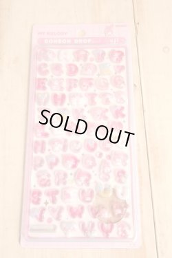 画像1: ボンボンドロップシール　もじ　マイメロディ