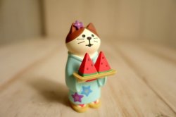 画像1: デコレ　コンコンブル　西瓜いかが猫