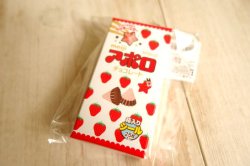 画像1: おやつ文具　箱フレークシール　アポロ
