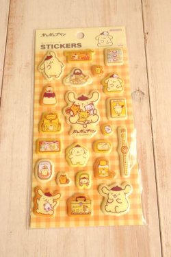 画像1: ぷっくりシール　ポムポムプリン　いっぱい