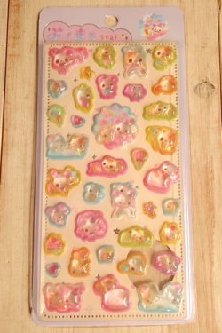 画像1: ぷくまるシール　まじかるうさぎ