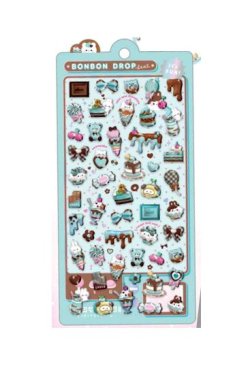 画像1: ボンボンドロップシール　ちょこみんボンボン