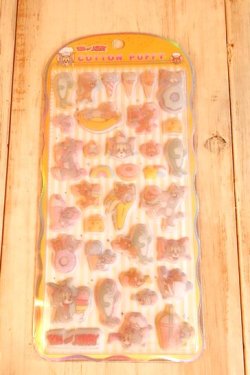 画像1: コットンパフィーシール　トムとジェリー