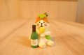 デコレ　コンコンブル　ほろ酔いぶどう酒猫　白