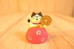 画像1: デコレ　コンコンブル　ひょっこり金運がま口　招き猫