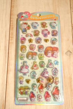 画像1: うるちゅるポップシール　サンリオキャラクターズ　レトロ