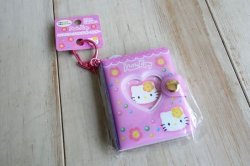 画像1: ハローキティ90s　ミニミニフォトアルバムキーホルダー　ハイビスカス