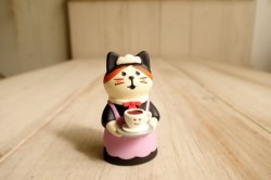 画像1: デコレ　コンコンブル　ハロウィンのウェイトレス猫
