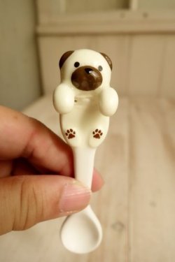 画像1: デコレ　wankoron　わんわんスプーン　パグ