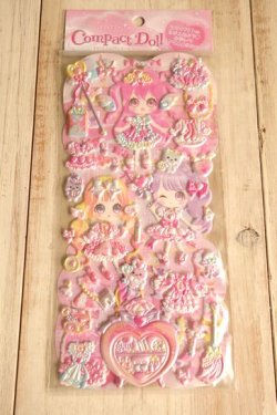 画像1: キラリンコンパクトドールシール　ピンキーマジカルショップ