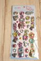 ぷくキラチャームステッカー　シナモロール