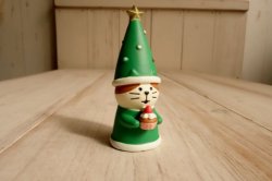 画像1: デコレ コンコンブル　とんがり帽子猫　ツリー