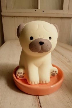 画像1: デコレ　潤いマスコット　わんころん　パグ