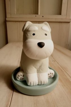 画像1: デコレ　潤いマスコット　わんころん　シュナウザー
