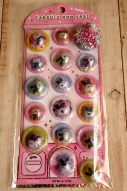 画像1: カプセルポップシール　みみっち