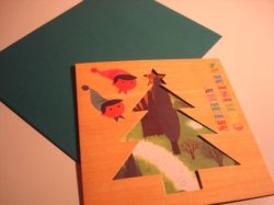 画像1: アラングレクリスマスカード　こびと