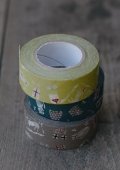 倉敷意匠猫屋敷マスキングテープ　20mm　抹茶