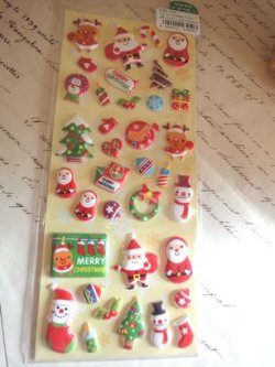 画像1: プクプクシール　クリスマス