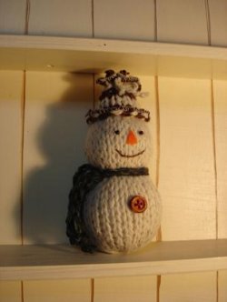 画像1: ニット*クリスマス　スノーマン　Ｓ