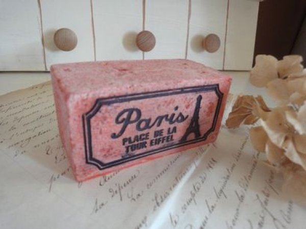 画像1: デコレ フレンチブリック長方形エンボス パリス (1)