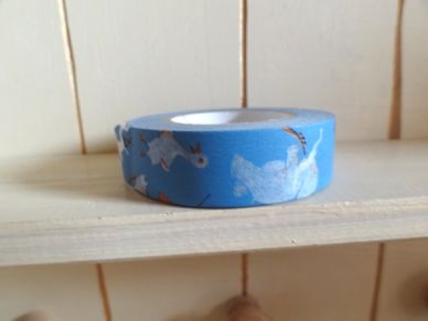 画像1: 倉敷意匠音楽隊マスキングテープ　15mm　青色 (1)