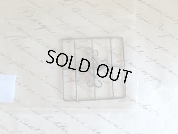 画像1: aziazi　ハンドメイドミニチュアパーツ　フェンス/A　ブラウン (1)