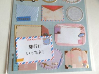 画像2: かきこめーるシール　トラベル