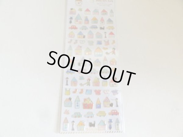 画像1: プチキラマークシール　タウン (1)