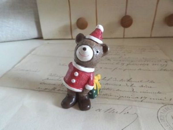画像1: ノーティークリスマス　クマ (1)