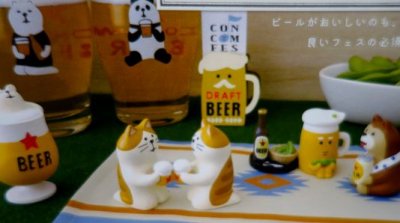 画像1: デコレコンコンブル　おつかれビールわんこ