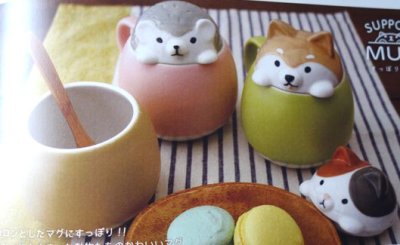 画像1: デコレ　コンコンブル　すっぽりマグ　ねこ