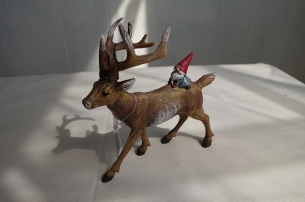 画像1: Big Reindeer on Santa S (1)