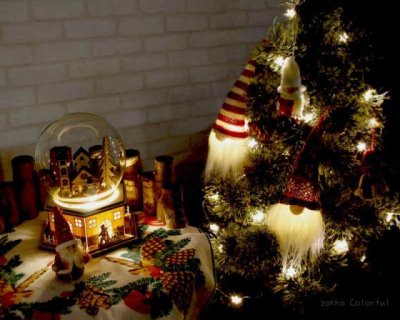 画像2: LEDノースクリスマス　ボーダーサンタA