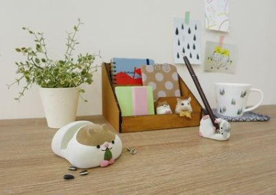 画像1: デコレ　はむころん　はむけつスマホスタンド　GY