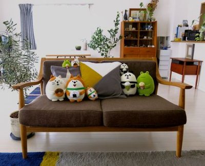 画像1: デコレ　コンコンブル　もっちりマスコットS　おむすびわんこ