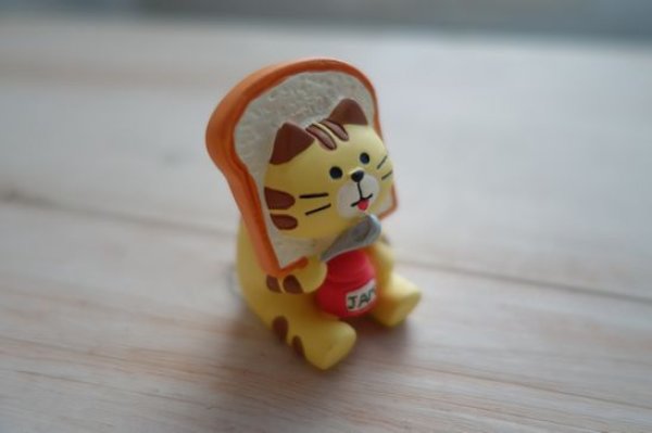 画像1: デコレ コンコンブル　パン好きにゃんこ (1)