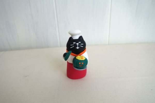 画像1: デコレコンコンブル　黒猫シェフ　かぼちゃグラタン (1)