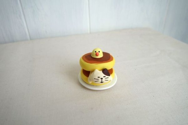 画像1: デコレコンコンブル　ホットケーキ猫 (1)